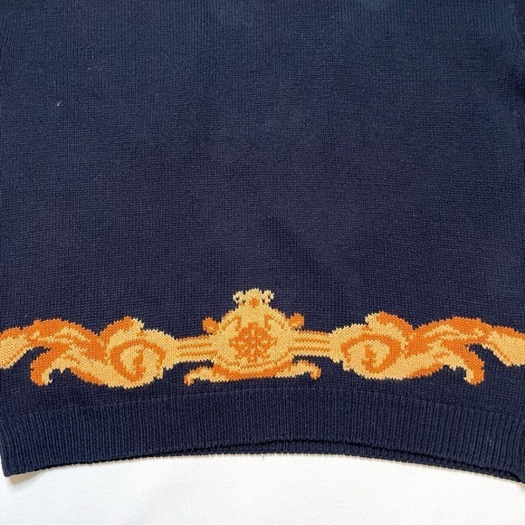 VTG Grandma embroidered floral cottagecore sweater XL - XXL - Picture 8 of 11